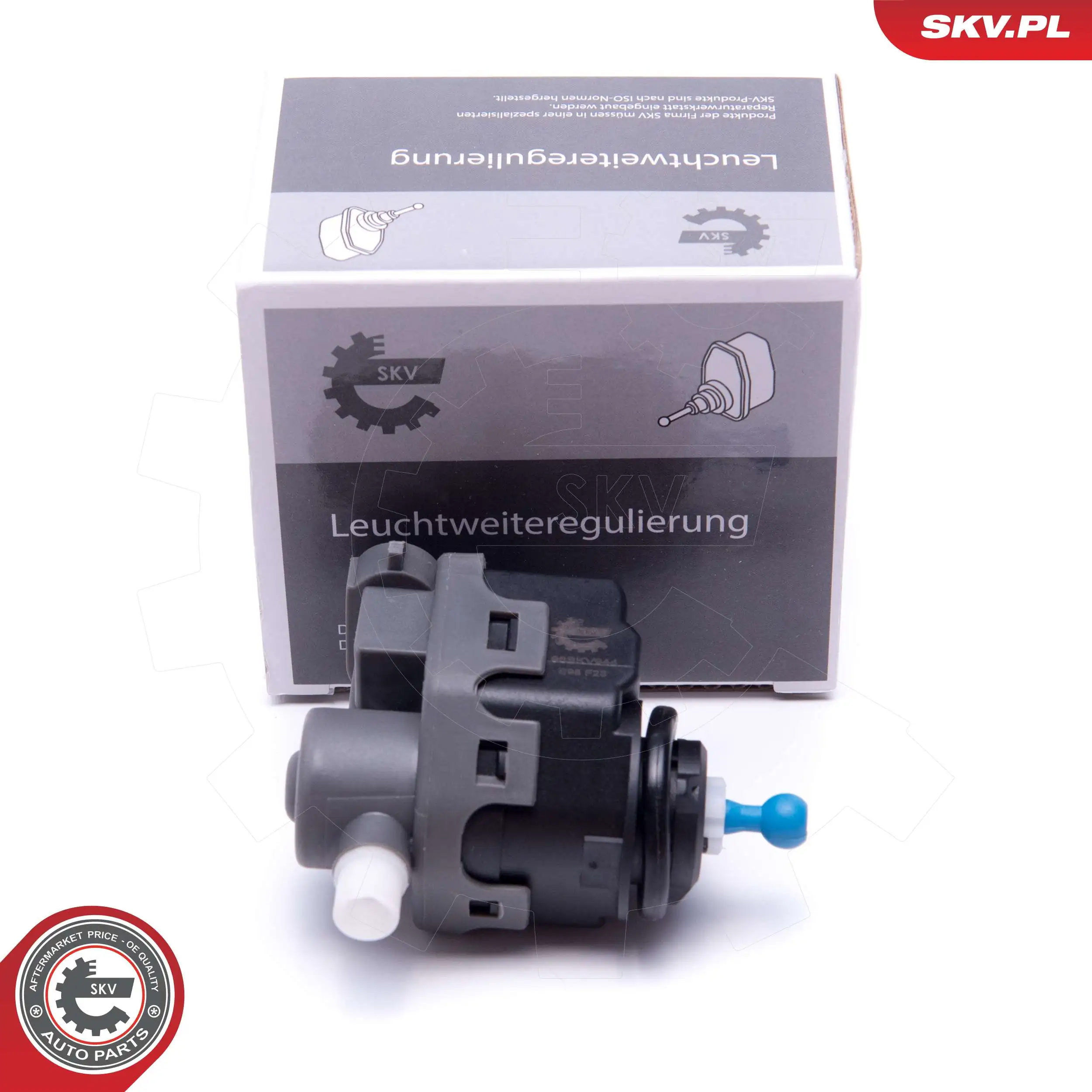 Actuator, headlight levelling